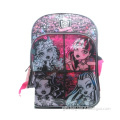 Designer New Arrival High Quality Beautiful Leisure High School Backpack Peachblow PVC Printed Girl Backpack Bag Casual Backpack